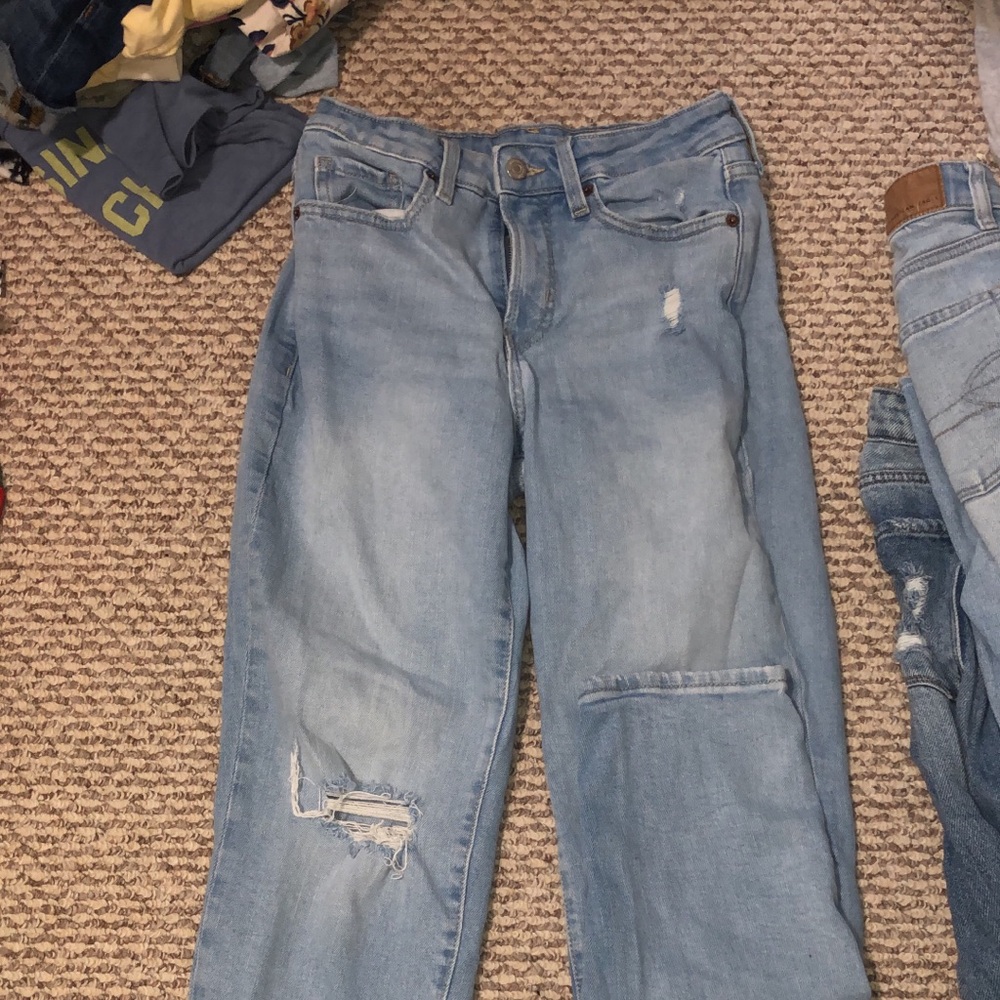Old Navy Light Blue OG Straight Jeans size 2